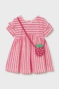 Βρεφικό βαμβακερό φόρεμα Mayoral χρώμα: ροζ, 1919