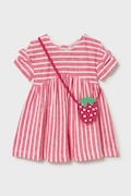 Βρεφικό βαμβακερό φόρεμα Mayoral χρώμα: ροζ, 1919