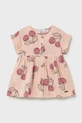 Mayoral sukienka bawełniana dziecięca kolor różowy mini rozkloszowana 1921
