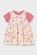 Mayoral sukienka i t-shirt kolor różowy mini rozkloszowana 1922