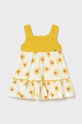 Mayoral sukienka dziecięca kolor żółty mini rozkloszowana 1926