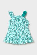 Mayoral sukienka dziecięca kolor turkusowy 1928