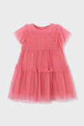 Dievčenské šaty Mayoral ružová farba, mini, áčkový strih, 3917