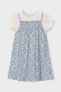 Mayoral sukienka dziecięca kolor niebieski mini rozkloszowana 3933
