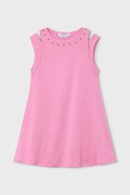 Dječja pamučna haljina Mayoral boja: ružičasta, mini, širi se prema dolje, 3938