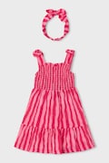 Mayoral rochie din bumbac pentru copii culoarea roz, mini, evazați, 3942