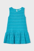 Dječja haljina Mayoral boja: tirkizna, mini, širi se prema dolje, 3945
