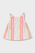 Pamučna haljina za bebe Mayoral Newborn boja: višebojna, mini, širi se prema dolje, 1811
