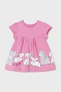 Mayoral Newborn sukienka niemowlęca kolor różowy mini rozkloszowana 1817