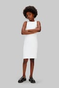 Calvin Klein Jeans priliehavé šaty biele LVCKSJH07G