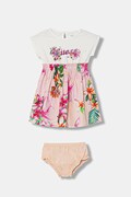 Guess sukienka niemowlęca 2-pack kolor różowy mini rozkloszowana A6GK03 K6YW0