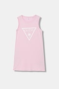 Guess sukienka bawełniana dziecięca kolor różowy mini prosta J6GK25 JA914