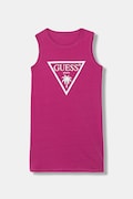 Guess sukienka bawełniana dziecięca kolor różowy mini prosta J6GK25 JA914