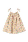 Konges Sløjd καλοκαιρινό με βαμβάκι VIVIAN STRAP DRESS GOTS μπεζ KS105582