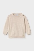 Mayoral pulover de bumbac pentru copii culoarea bej, 303