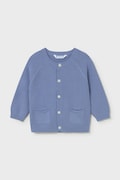 Παιδική βαμβακερή ζακέτα Mayoral χρώμα: μπλε, 1311