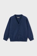 Dječji pamučni kardigan Mayoral boja: tamno plava, 3381