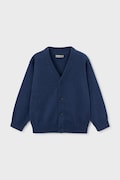 Dječji pamučni kardigan Mayoral boja: tamno plava, 3381