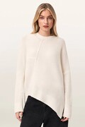 AllSaints sweter damski z wełną beżowy W096KD