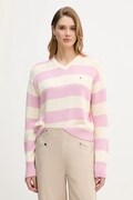 Πουλόβερ από κασμίρ Tommy Hilfiger χρώμα: ροζ, WW0WW47655