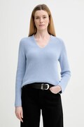 Marc O'Polo sweter bawełniany damski kolor niebieski 600605960323