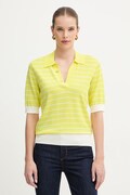 Liu Jo polo damski kolor żółty TA6215 MS55N
