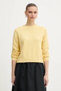 IBlues sweter z dodatkiem wełny LIRICA damski kolor żółty lekki 2617361041200