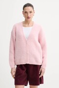 American Vintage kardigan z dodatkiem wełny damski kolor różowy EAST19P