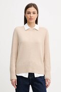 United Colors of Benetton sweter kaszmirowy damski kolor beżowy 10K1D10FF