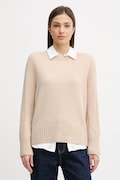 United Colors of Benetton sweter kaszmirowy damski kolor beżowy 10K1D10FF