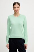 United Colors of Benetton sweter bawełniany damski kolor zielony lekki 1C19D10FV