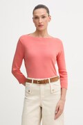 United Colors of Benetton sweter damski bawełniany pomarańczowy 1C19D10G1