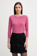 United Colors of Benetton sweter bawełniany damski kolor różowy lekki 1C19D10G1