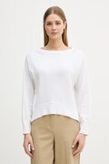United Colors of Benetton sweter damski bawełniany biały 1C19D10FU