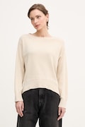 United Colors of Benetton sweter damski bawełniany beżowy 1C19D10FU