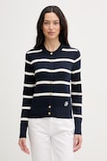 Tommy Hilfiger kardigan ženski bombažen mornarsko moder WW0WW49617