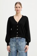 Morgan kardigan damski z wiskozy czarny MLIKE