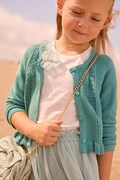 Mayoral kardigan dziecięcy kolor zielony lekki 3383