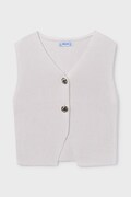 Mayoral kamizelka dziecięca kolor biały lekki 6020