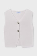 Mayoral kamizelka dziecięca kolor biały lekki 6020