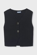 Mayoral kamizelka dziecięca kolor czarny lekki 6020