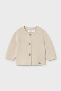 Mayoral Newborn kardigan niemowlęcy kolor beżowy 1305