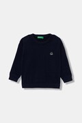 United Colors of Benetton sweter dziecięcy bawełniany granatowy 120YG1019