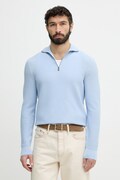 BOSS sweter bawełniany H-Ulicio męski kolor niebieski lekki 50555118