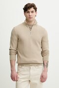 BOSS maglione da uomo in cotone H-Ulicio beige 50555118