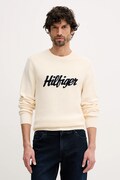 Tommy Hilfiger sweter bawełniany męski kolor beżowy MW0MW41647