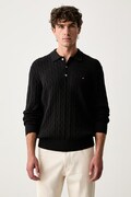 Tommy Hilfiger sweter męski bawełniany czarny MW0MW41955