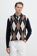 Tommy Hilfiger sweter bawełniany męski kolor granatowy lekki MW0MW42614