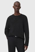 AllSaints sweter z dodatkiem wełny męski kolor czarny M028KD
