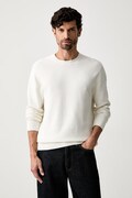 Calvin Klein sweter męski bawełniany beżowy LV04LF304G